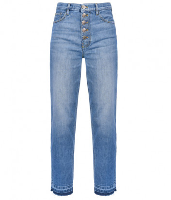 Джинсы PINKO 1J10LF Mom-Fit на пуговицах синие