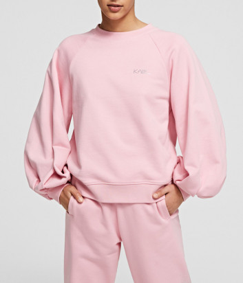Женский костюм KARL LAGERFELD 211W1805/1063 толстовка и брюки розовый
