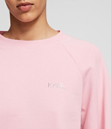 Женский костюм KARL LAGERFELD 211W1805/1063 толстовка и брюки розовый