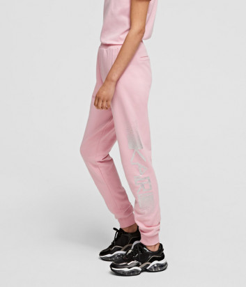 Женский костюм KARL LAGERFELD 211W1805/1063 толстовка и брюки розовый