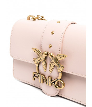 Сумка на цепочке PINKO Mini Love Bag Icon Simply 1P221Q в гладкой коже пудровая