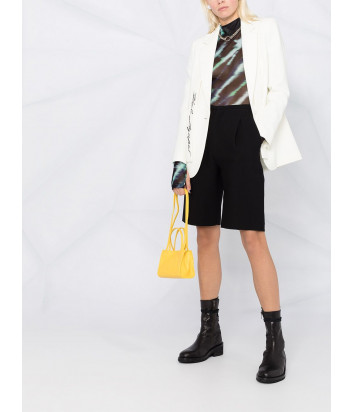 Белый пиджак KARL LAGERFELD 211W1405 с вышитым логотипом