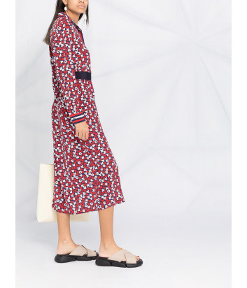 Шелковое платье-рубашка P.A.R.O.S.H. SLOGOG D723493 яркий принт