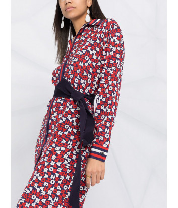 Шелковое платье-рубашка P.A.R.O.S.H. SLOGOG D723493 яркий принт