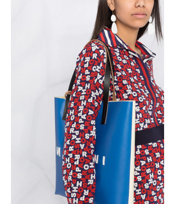 Шелковое платье-рубашка P.A.R.O.S.H. SLOGOG D723493 яркий принт