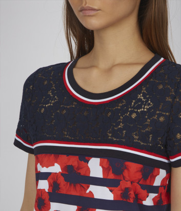 Платье SPORTALM 9515527920 принт красные маки