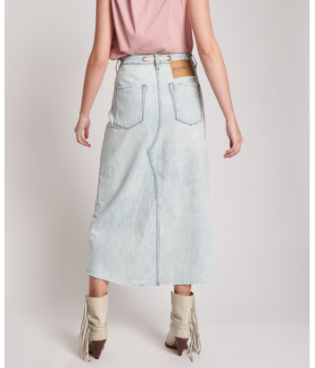 Джинсовая юбка ONE TEASPOON 23285 Florence голубая