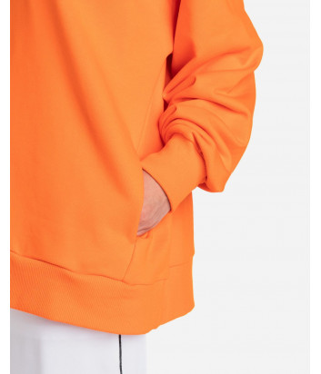 Оранжевый свитшот ICE PLAY 21EU2M0E051P451 с серебристым логотипом