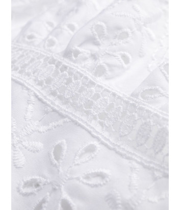 Ажурное платье P.A.R.O.S.H. Curcuma D724184 белое