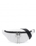 Поясная сумка KARL LAGERFELD 206W3051 в стеганной коже белая