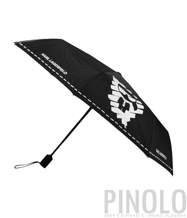 Зонт KARL LAGERFELD Ikonik 211W3904 в стиле граффити