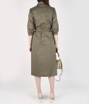 Платье-рубашка D.EXTERIOR 52532 цвета хаки