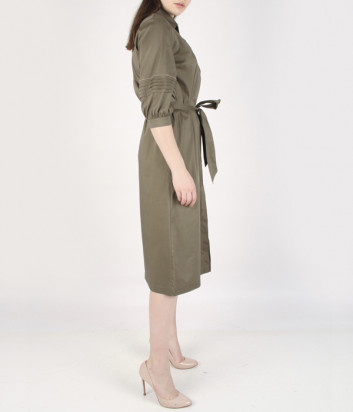 Платье-рубашка D.EXTERIOR 52532 цвета хаки