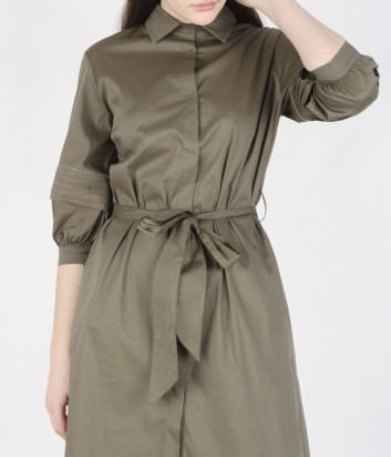 Платье-рубашка D.EXTERIOR 52532 цвета хаки