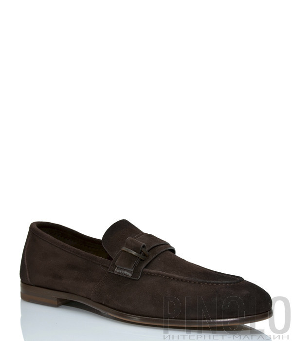 Замшевые туфли FABI 0254 коричневые
