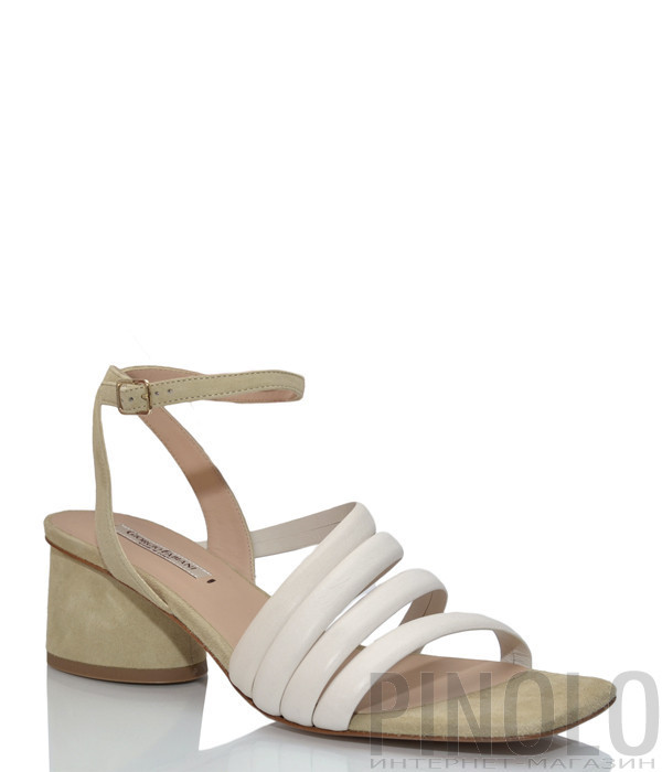 Замшевые босоножки GIORGIO FABIANI 211025 бежевые