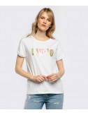 Футболка LIU JO TA1207 J6042 белая с логотипом