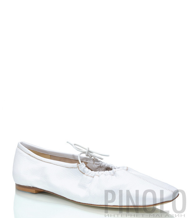 Кожаные туфли FABIO RUSCONI 5822 белые