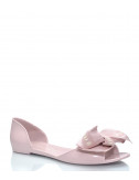 Силиконовые сандалии MENGHI 901e с бантиком розовые