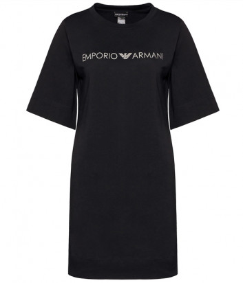 Платье EMPORIO ARMANI 262676 1P340 черное с логотипом