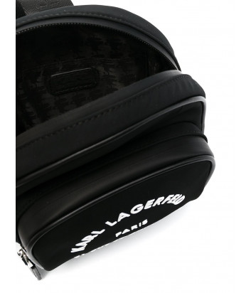 Сумка через плечо KARL LAGERFELD 211W3099 черная с логотипом