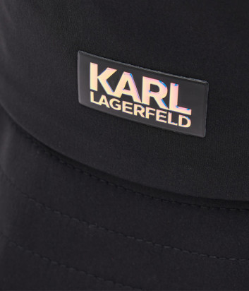 Панама KARL LAGERFELD 805600 511124 черная с серебристым лого