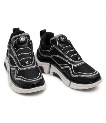 Кожаные кроссовки KARL LAGERFELD KL51725 черные