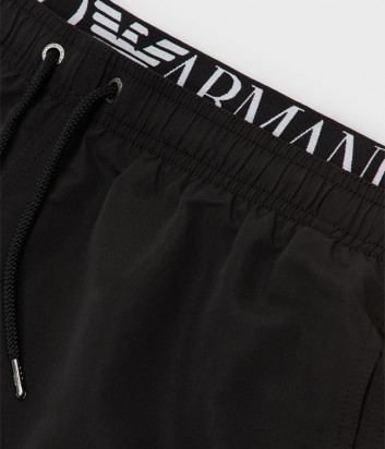 Плавки-шорты EMPORIO ARMANI 211753 1P432 черные с логотипом