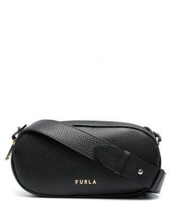Кожаная сумка через плечо FURLA Real WB00253 черная