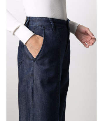 Широкие джинсы KARL LAGERFELD 215W1102 синие