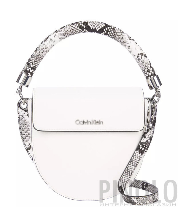 Сумка через плечо CALVIN KLEIN Jeans K60K608184 белая
