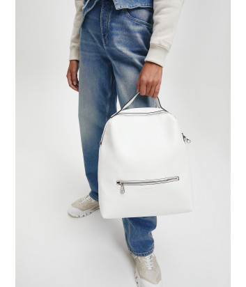 Рюкзак CALVIN KLEIN Jeans K60K607195 с внешним карманом белый