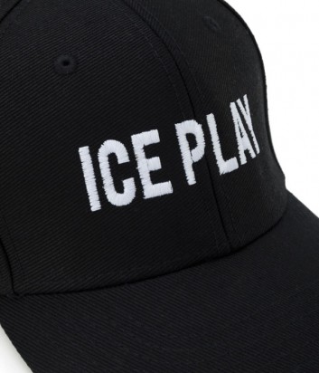 Кепка ICE PLAY 71006923 с логотипом черная