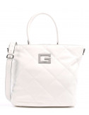 Женская сумка GUESS Brightside HWQW7580230 стеганная белая
