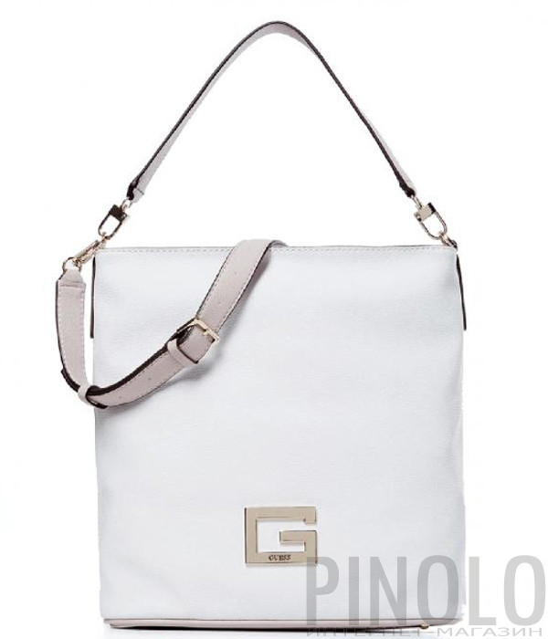 Женская сумка GUESS Brightside Hobo HWJG7580020 светло-серая