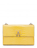 Женская сумка GUESS Carabel HWCG7972210 с тиснением под крокодила желтая