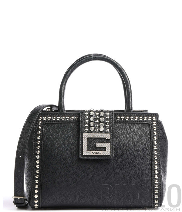 Женская сумка GUESS Bling Society HWVG7984060 черная с декором