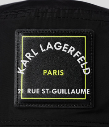 Панама KARL LAGERFELD 215W3411 черная с логотипом