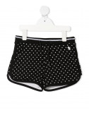 Шорты KARL LAGERFELD Kids Z14143 черные в горох