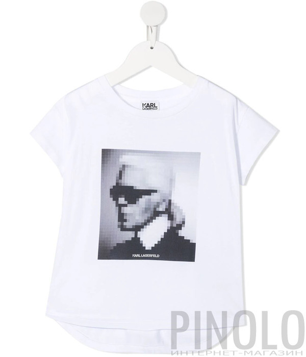 Футболка KARL LAGERFELD Kids Z15295 белая