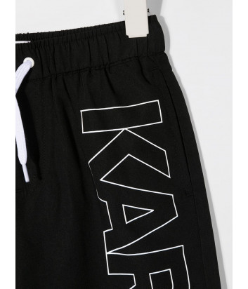 Шорты для плавания KARL LAGERFELD Kids Z20055 черные с логотипом