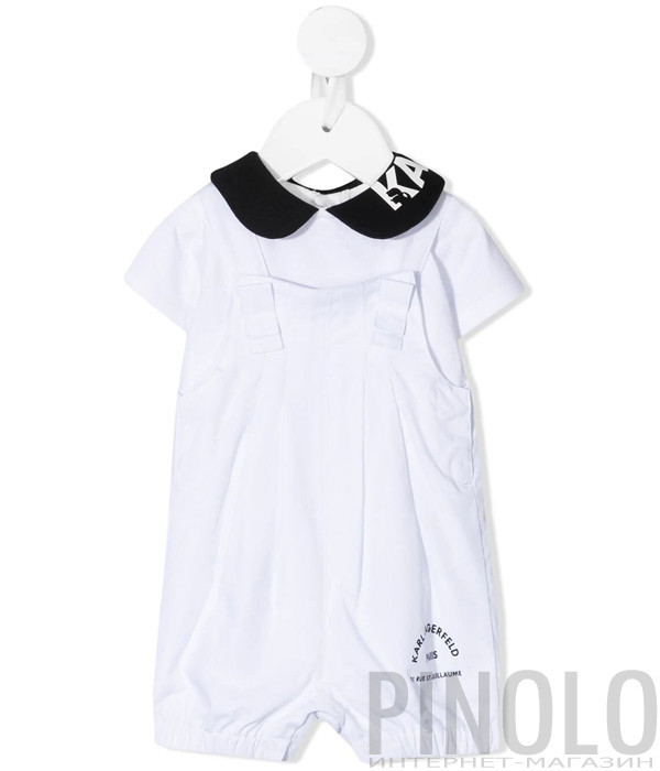 Костюм для девочки KARL LAGERFELD Kids Z98080 комбинезон и футболка с воротником