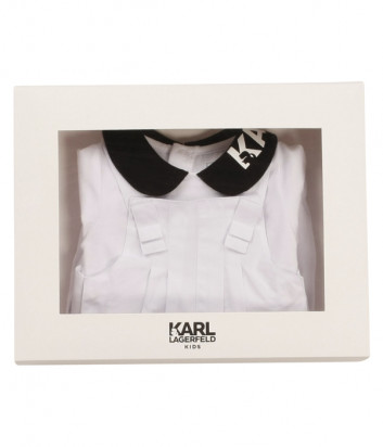 Костюм для девочки KARL LAGERFELD Kids Z98080 комбинезон и футболка с воротником
