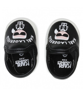 Пинетки KARL LAGERFELD Kids Ikonik Z99M07 черные