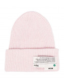 Шапка MSGM 3141MDL90 с нашивкой-логотипом пуровая