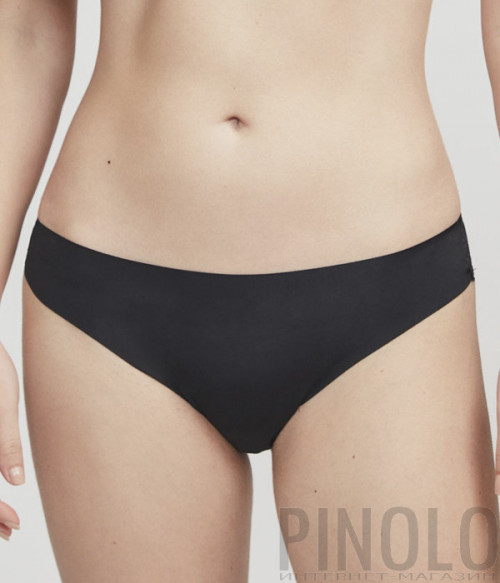 Трусы-бразилиана GISELA Undies 10226 с кружевом черные