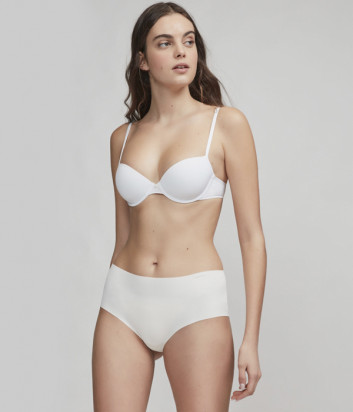 Высокие трусики GISELA Undies 10228 с кружевом молочные