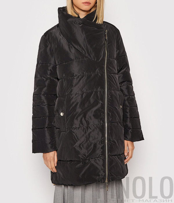 Утепленная куртка LIU JO TF1021T4955 с объемным воротником черная