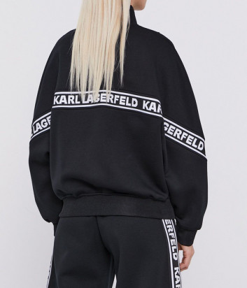 Трикотажный костюм KARL LAGERFELD 211W1802/1062 толстовка и брюки черный