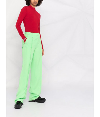 Джемпер-гольф KARL LAGERFELD 216W2010 с вышитым логотипом красный